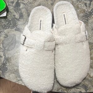 Calzedonia Women's Cream Mules